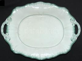Nagyméretű jelzés nélküli porcelán pecsenyés tál 33x43cm