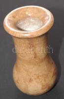 Süttői vörösmárvány váza / marble vase 14 cm