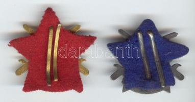 ~1950. "Haditorna jelvény" arany, ezüst fokozat T:2,2-(zománc sérült)