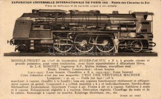 Locomotive model, International Expo, Paris, 1937 (fa)