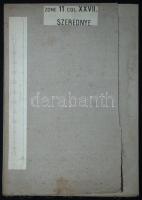 cca.1895 K. u. K. militär- geographisches Institut: Szerednye katonai vászon térkép. /
С&a...