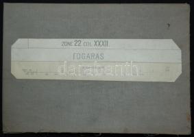 cca.1895 K. u. K. militär- geographisches Institut: Fogaras katonai vászon térkép. /
Făgăraș...