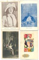 26 db vegyes motívumlap nagyrészt magyar színészekkel a századforduló idejéből