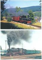 Külföldi vasutak - 15 db megíratlan, színes modern képeslap