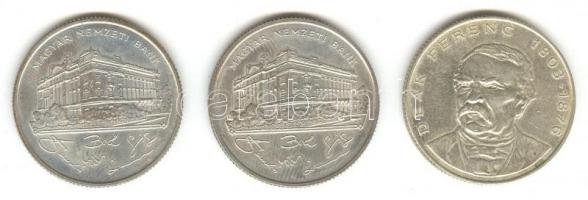 1993-94. 200Ft Ag "MNB" / "Deák" (3x) T:2,2-