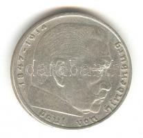 Német 3. Birodalom 1937A 2M Ag "Hindenburg" T:2-
German Third Reich 1937A 2 Marks Ag &quot...