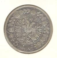 Ausztria 1909. 5K Ag T:3 Austria 1909. 5 Corona Ag C:F