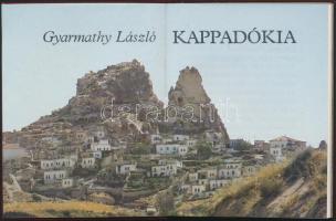 Gyarmati lászló: Kappadókia. Színes fotókkal illusztrált,sorszámozott  bársonyborítású aranyozott minikönyv.