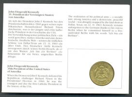 USA 1968D 1/2$ "Kennedy" Ag számozott bélyeges borítékon T:1