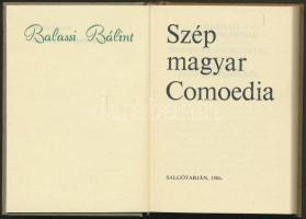 Balassi Bálint: Szép magyar Comedia.Salgótarján, 1986. Klasszikusok Nógrádról sorozat, minikönyv.