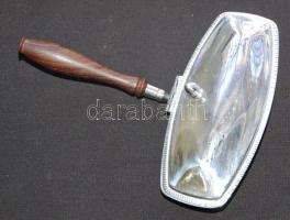 Régi morzsaszedő fa nyéllel 15x19cm