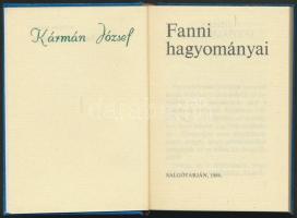 Kármán József: Fanni hagyományai. Salgótarján, 1986. Klasszikusok Nógrádról sorozat, aranyozott borí...