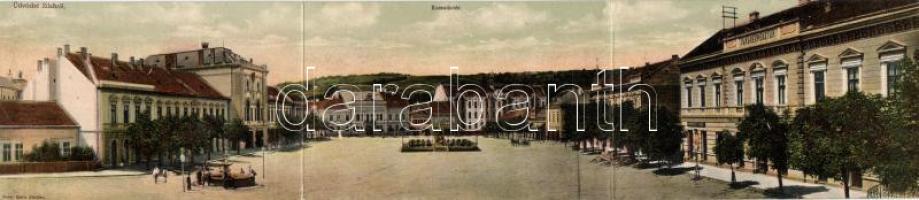 Zilah panoramacard, Kossuth square