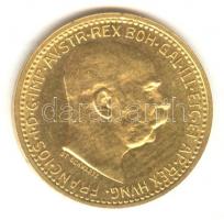 Ausztria 1909. 10K Au 3,387g T:2 kis ph. R!