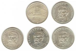 1993-94. 200Ft Ag "MNB" / "Deák" (5x) T:2,2-