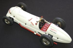 Márklin típusú fém modell autó, jó állapotban/ Metal race car model 29 cm
