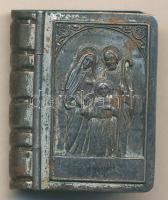 cca 1910 kis egyházi gyógyszeres fém dobooz