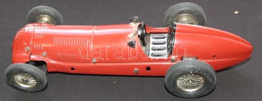 Mercedes típusú piros fém versenyautó modell/ Metal race car model 28cm