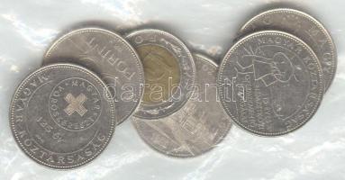 2002. 100Ft "Kossuth" + 2004-2007. 50Ft 5db klf emlékverete T:2