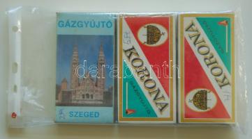 Kis vegyes fémpénz tétel 3db nagyméretű gyufás dobozban, összesen 558g T:vegyes