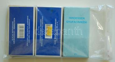 Kis vegyes fémpénz tétel 3db nagyméretű gyufás dobozban, összesen 558g T:vegyes
