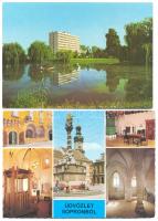 300 db színes, modern magyar városképes lap (Balaton és Budapest nélkül)