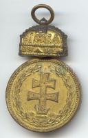 1922. Magyar Koronás Bronzérem mellszalag nélkül T:2-
1922. Signum Laudis Merit Medal C:VF