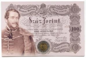 Elsőnapi veretek: 2002. 100Ft "Kossuth" elsőnapi veret sorszámozott díszlapon T:BU Csak 12...