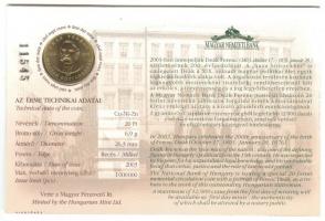 Elsőnapi veretek: 2002. 100Ft "Kossuth" elsőnapi veret sorszámozott díszlapon T:BU Csak 12...