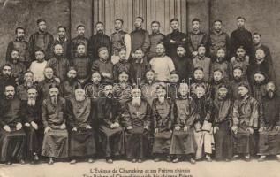 The Bishop of Chungking with his chinese Priests (EK)