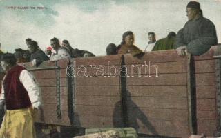 Train, third class to Peking (fa)