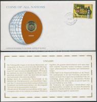 12 különféle érmés, bankjegyes borítékok: 1978. 2Ft bélyeges borítékon alkalmi bélyegzővel T:1 + 198...