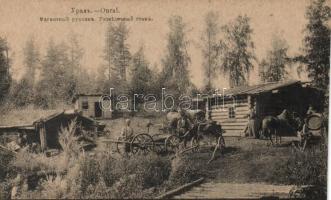 Ural mountains, Siberia, cottage