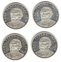 1995. 200Ft Ag "Deák" (4x) T:PP