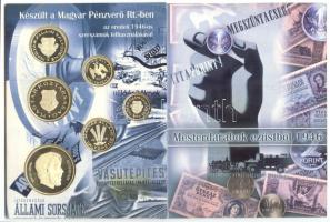 2006. Forint mesterdarabok ezüstből forgalmi sor 1946. 2f-5ft Ag 6db eredeti díszcsomagolásban T:PP ...