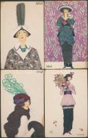 MELA KOEHLER tartalmas képeslap tétel, általában jó állapotú lapok, de majdnem mind kicsit vagy jobb...