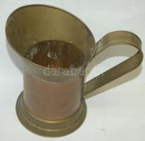 1 literes réz mérőedény 19cm magas