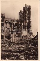 Reims The cathedral in ruins - nord tower