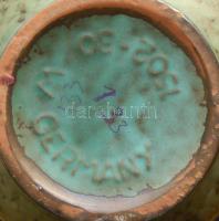 Festett kerámia kancsó W. Germany jelzéssel 29cm magas