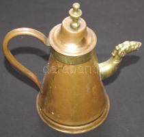 Díszes réz teáskanna kos csőrrel 21cm magas