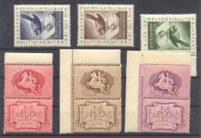 1941-1951 9 db. Magyar Bélyeggyűjtők Országos Egyesülete levélzáró