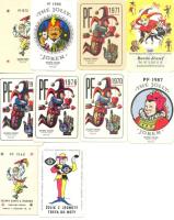 1970-1986 10 db Jolly Joker kis naptár