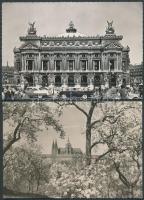 200 db modern külföldi városképes lap, közte sok fekete-fehér