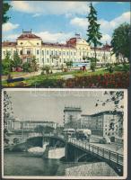 130 db színes és egy-két fekete-fehér, modern külföldi városképes lap