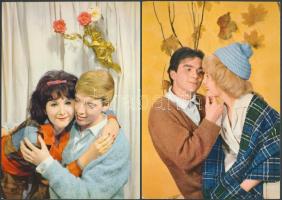 120 db színes, modern, megíratlan zsáner képeslap