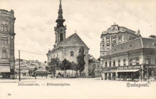 Budapest I. Döbrentei tér, Tabáni sörcsarnok, Gamauf Gyula hentesüzlete