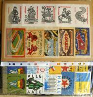 64db klf külföldi nagyméretű gyufacímke