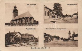 Sajószentpéter vasútállomással (EK)