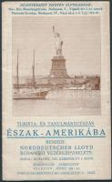 1929 Norrdeutscher Lloyd észak-amerikai utazási prospektus