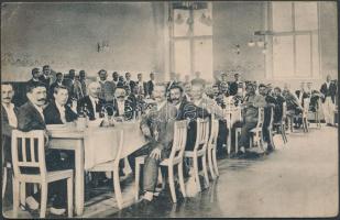 Algyógy iron works sanatorium, dining room interior (EB)